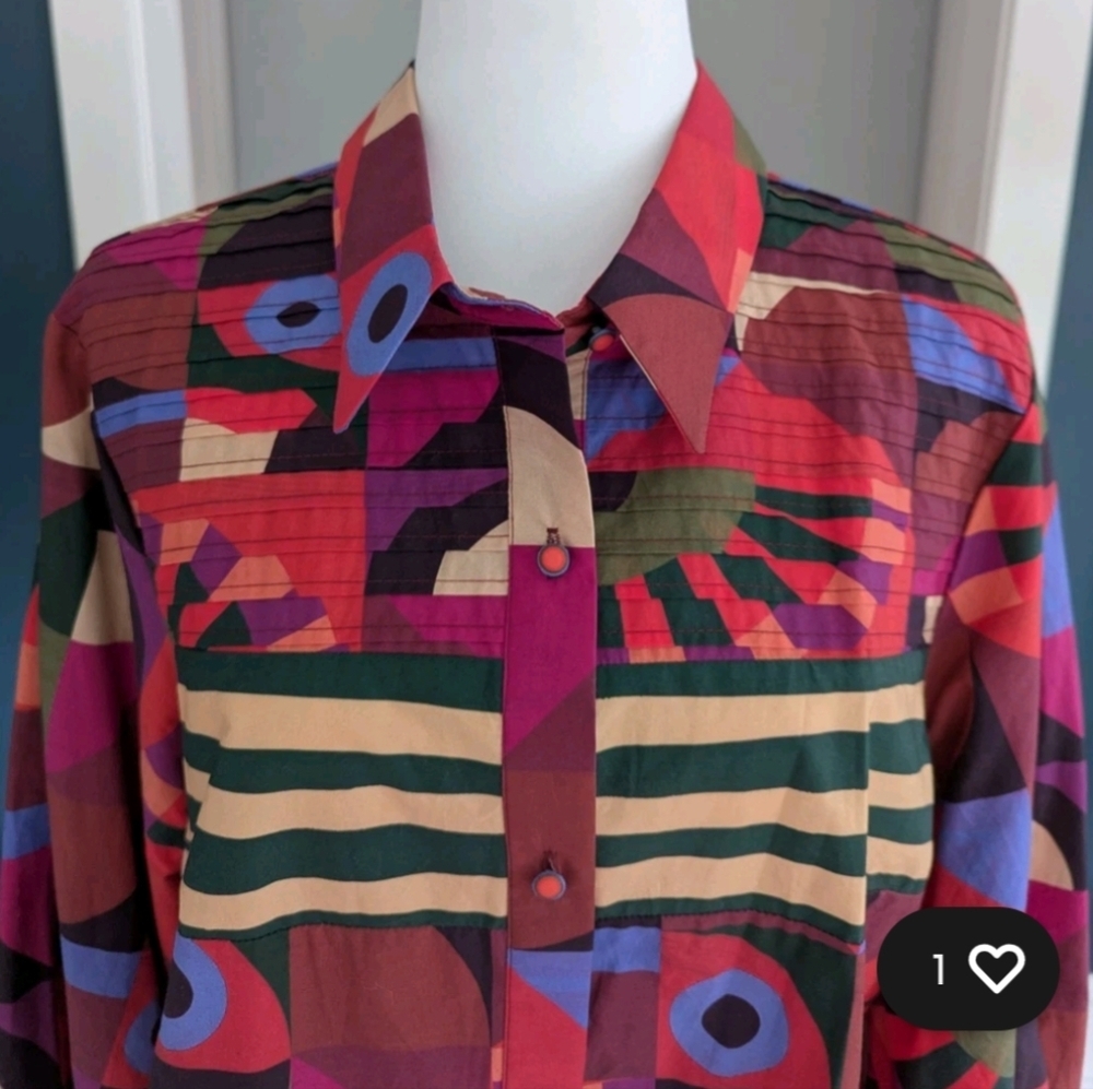 FARM Rio Multicolor Graphic Patchwork Blazer Jacket - Picture 2 of 11